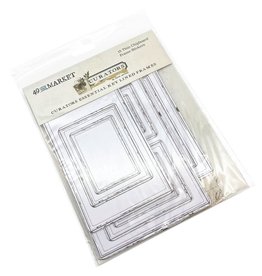 49 AND MARKET 49 AND MARKET CURATORS ESSENTIAL KEY LINED FRAMES CHIPBOARD STICKERS