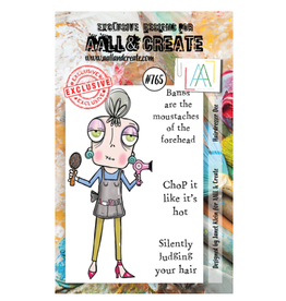 AALL & CREATE AALL & CREATE JANET KLEIN #765 HAIRDRESSER DEE A7 ACRYLIC STAMP SET