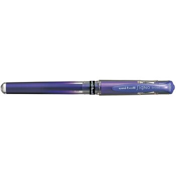 UNI-BALL UNIBALL GEL IMPACT SIGNO PEN METALLIC VIOLET BROAD 1.0MM