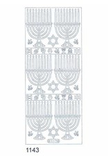 STARFORM STARFORM MENORAH SILVER PEEL OFFS