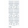 STARFORM STARFORM MENORAH SILVER PEEL OFFS