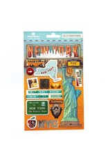 PAPER HOUSE PRODUCTIONS PAPER HOUSE DESTINATIONS NEW YORK CITY 3D STICKERS