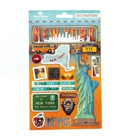 PAPER HOUSE PRODUCTIONS PAPER HOUSE DESTINATIONS NEW YORK CITY 3D STICKERS
