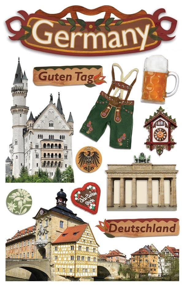 PAPER HOUSE PRODUCTIONS PAPER HOUSE GERMANY 3D STICKERS