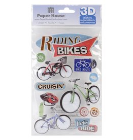 PAPER HOUSE PRODUCTIONS PAPER HOUSE RIDING BIKES 3D STICKERS