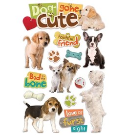 PAPER HOUSE PRODUCTIONS PAPER HOUSE DOG-GONE CUTE 3D STICKERS