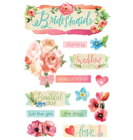 PAPER HOUSE PRODUCTIONS PAPER HOUSE BRIDESMAIDS 3D STICKERS