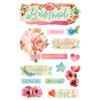 PAPER HOUSE PRODUCTIONS PAPER HOUSE BRIDESMAIDS 3D STICKERS