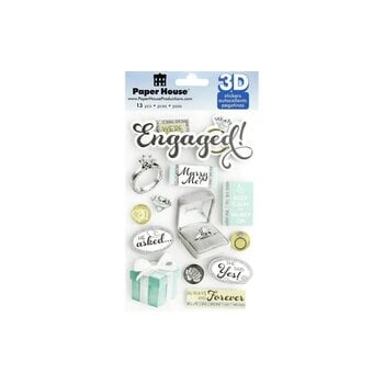 PAPER HOUSE PRODUCTIONS PAPER HOUSE ENGAGED 3D STICKERS