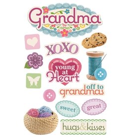 PAPER HOUSE PRODUCTIONS PAPER HOUSE GRANDMA 3D STICKERS