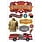 PAPER HOUSE PRODUCTIONS PAPER HOUSE FIREFIGHTER 3D STICKERS
