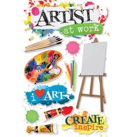 PAPER HOUSE PRODUCTIONS PAPER HOUSE ARTIST AT WORK 3D STICKERS