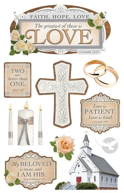 PAPER HOUSE PRODUCTIONS PAPER HOUSE GREATEST IS LOVE 3D STICKERS