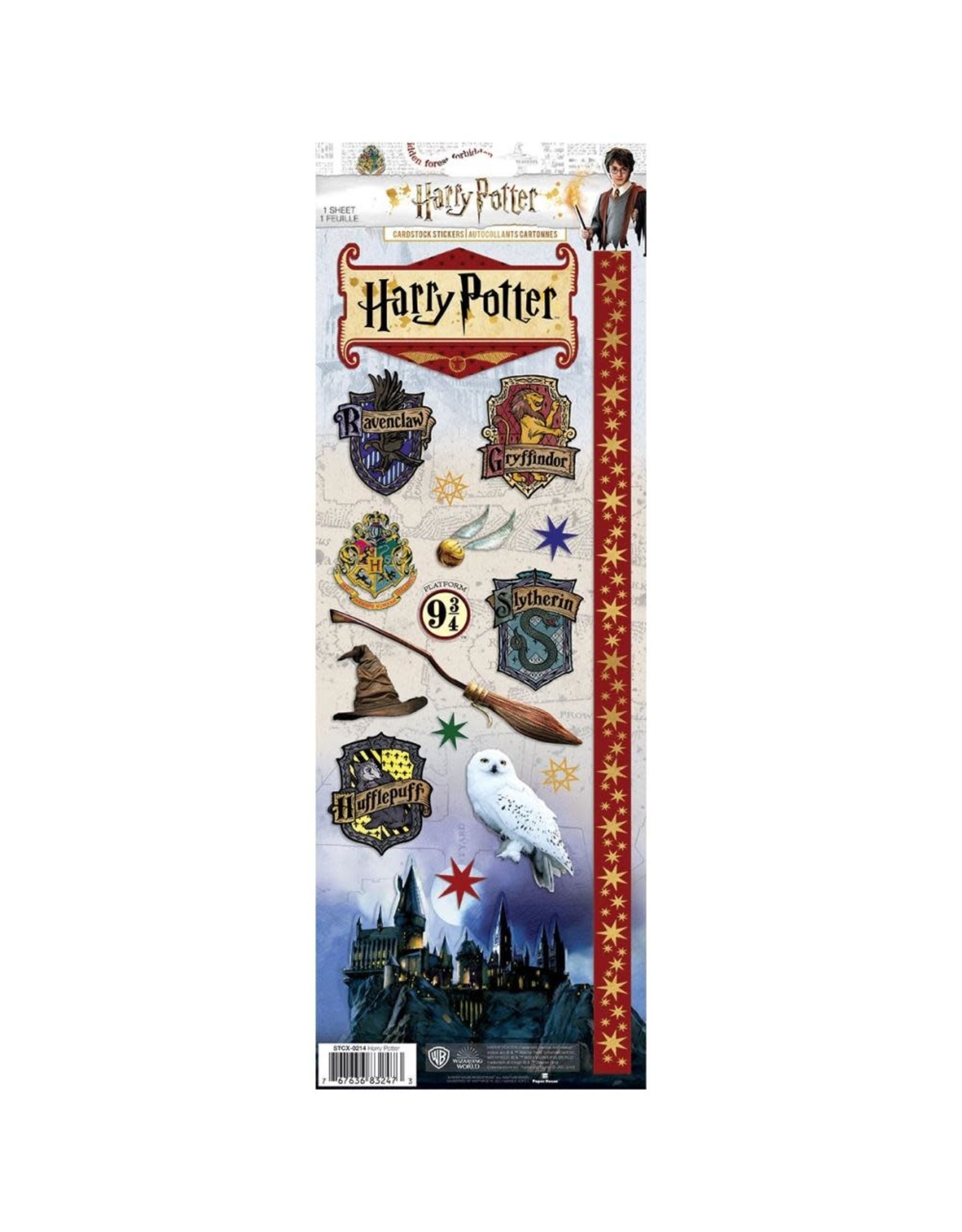 PAPER HOUSE PRODUCTIONS PAPER HOUSE HARRY POTTER CARDSTOCK STICKERS