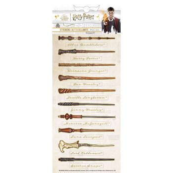 PAPER HOUSE PRODUCTIONS PAPER HOUSE HARRY POTTER FOIL WANDS STICKERS