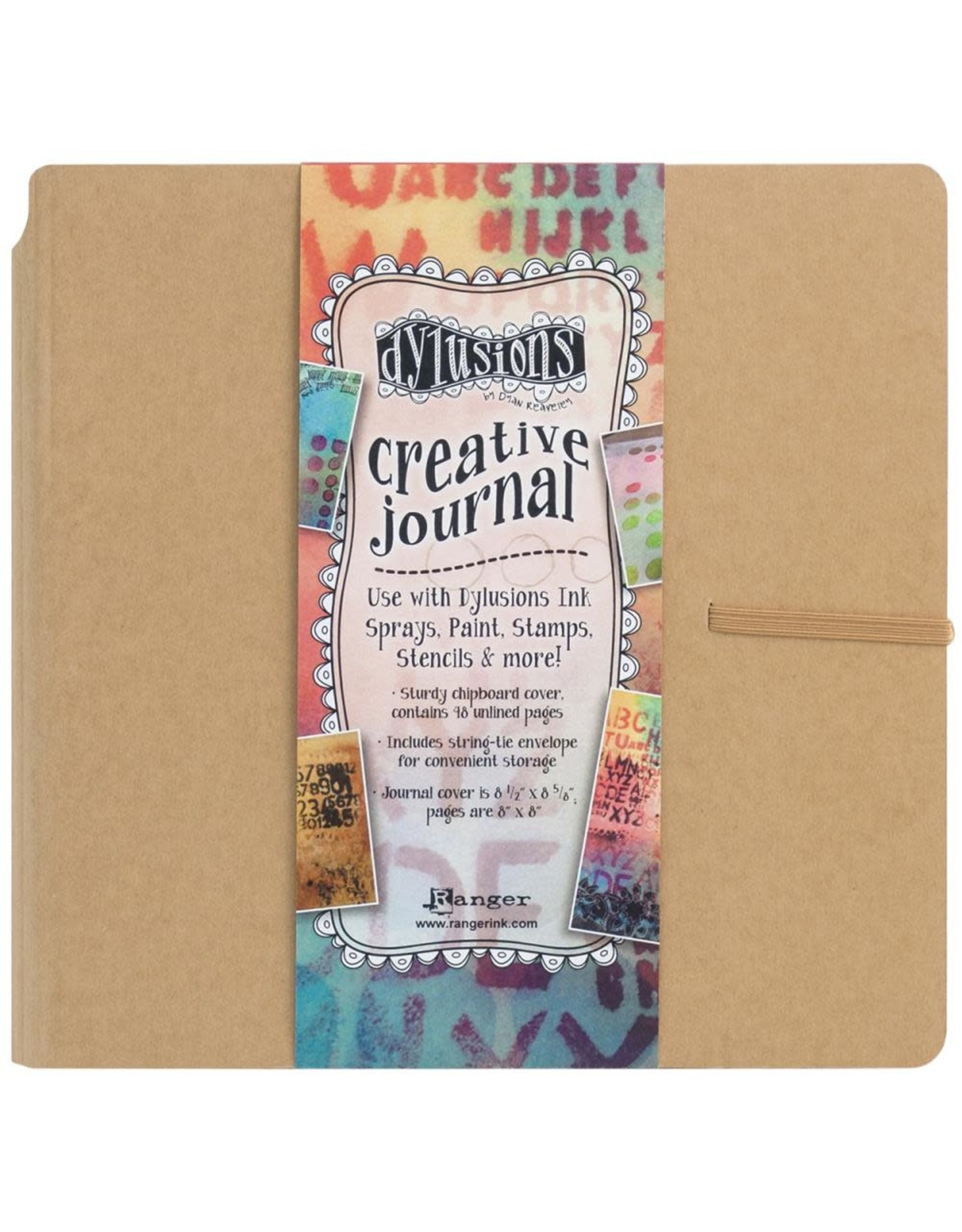 RANGER DYLUSIONS JOURNAL SQUARE NATURAL 8X8