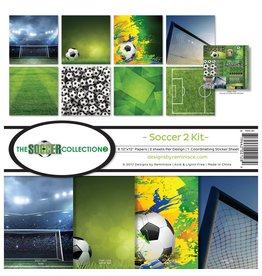 REMINISCE REMINISCE SOCCER 2 12x12 COLLECTION KIT