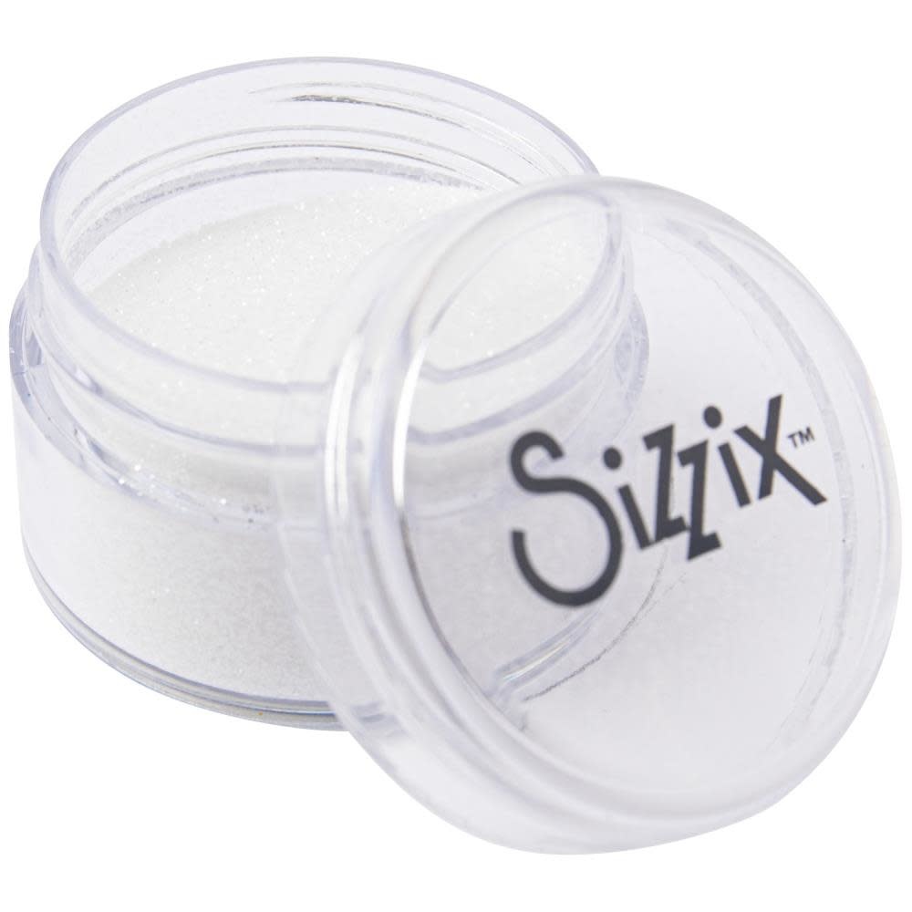 SIZZIX SIZZIX MAKING ESSENTIAL WHITE BIODEGRADABLE FINE GLITTER
