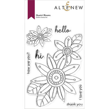 ALTENEW ALTENEW QUAINT BLOOMS CLEAR STAMP SET