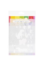 WAFFLE FLOWER WAFFLE FLOWER BIRTHDAY PUPPIES STENCIL SET