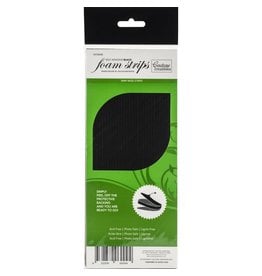 COUTURE CREATIONS COUTURE CREATIONS BLACK 3D ADHESIVE FOAM STRIPS