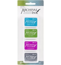 RANGER WENDY VECCHI ARCHIVAL MINI INK PAD KIT #2 4PK