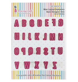 DRESS MY CRAFT DRESS MY CRAFT MINI CAPITAL ALPHABETS DIE SET