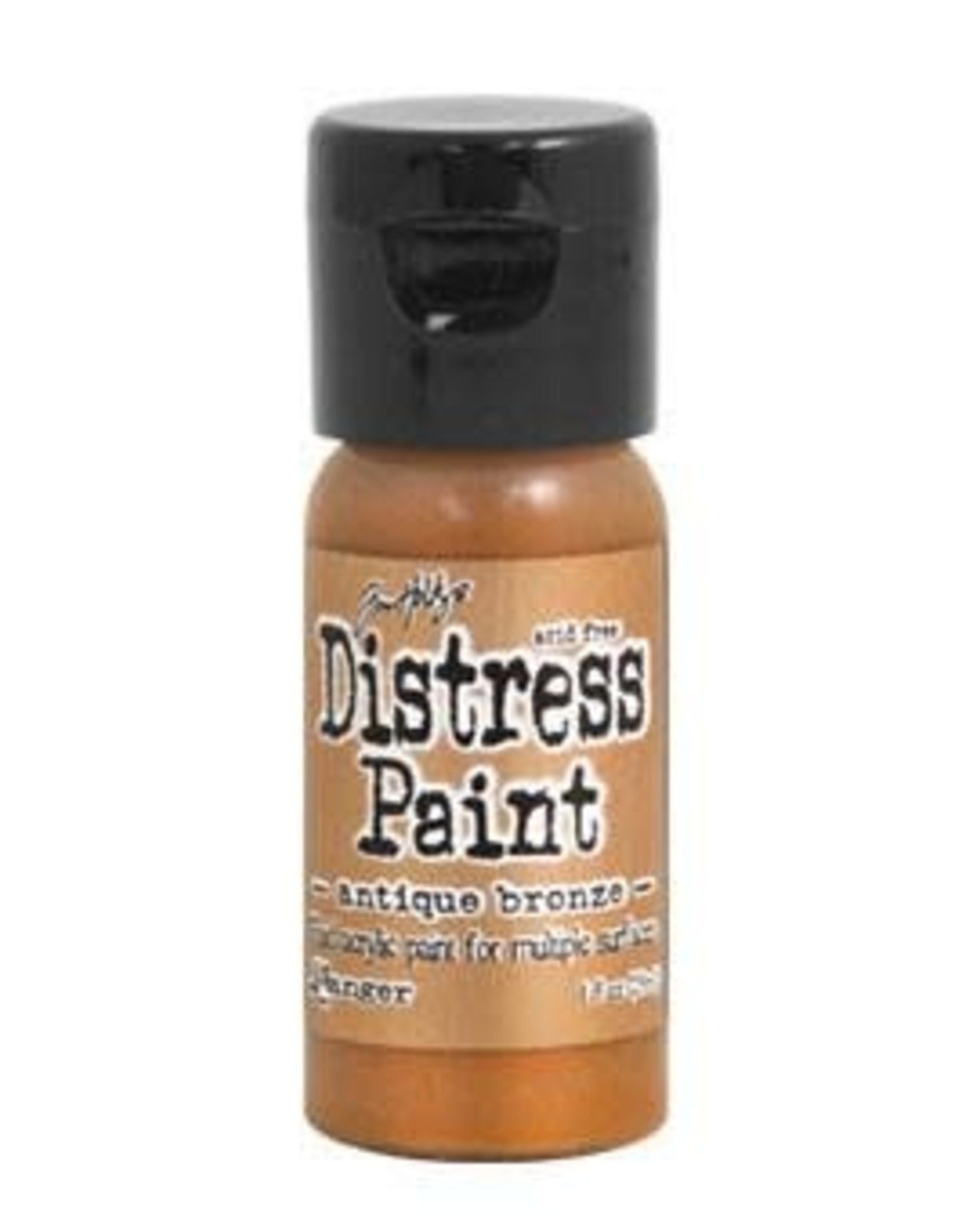 RANGER TIM HOLTZ DISTRESS ACRYLIC PAINT ANTIQUE BRONZE 1OZ