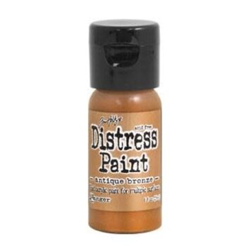 RANGER TIM HOLTZ DISTRESS ACRYLIC PAINT ANTIQUE BRONZE 1OZ