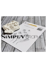 SIMPLY GRAPHIC SIMPLY GRAPHIC TAMPON ENVOLÉE DE PAPILLONS CLING STAMP