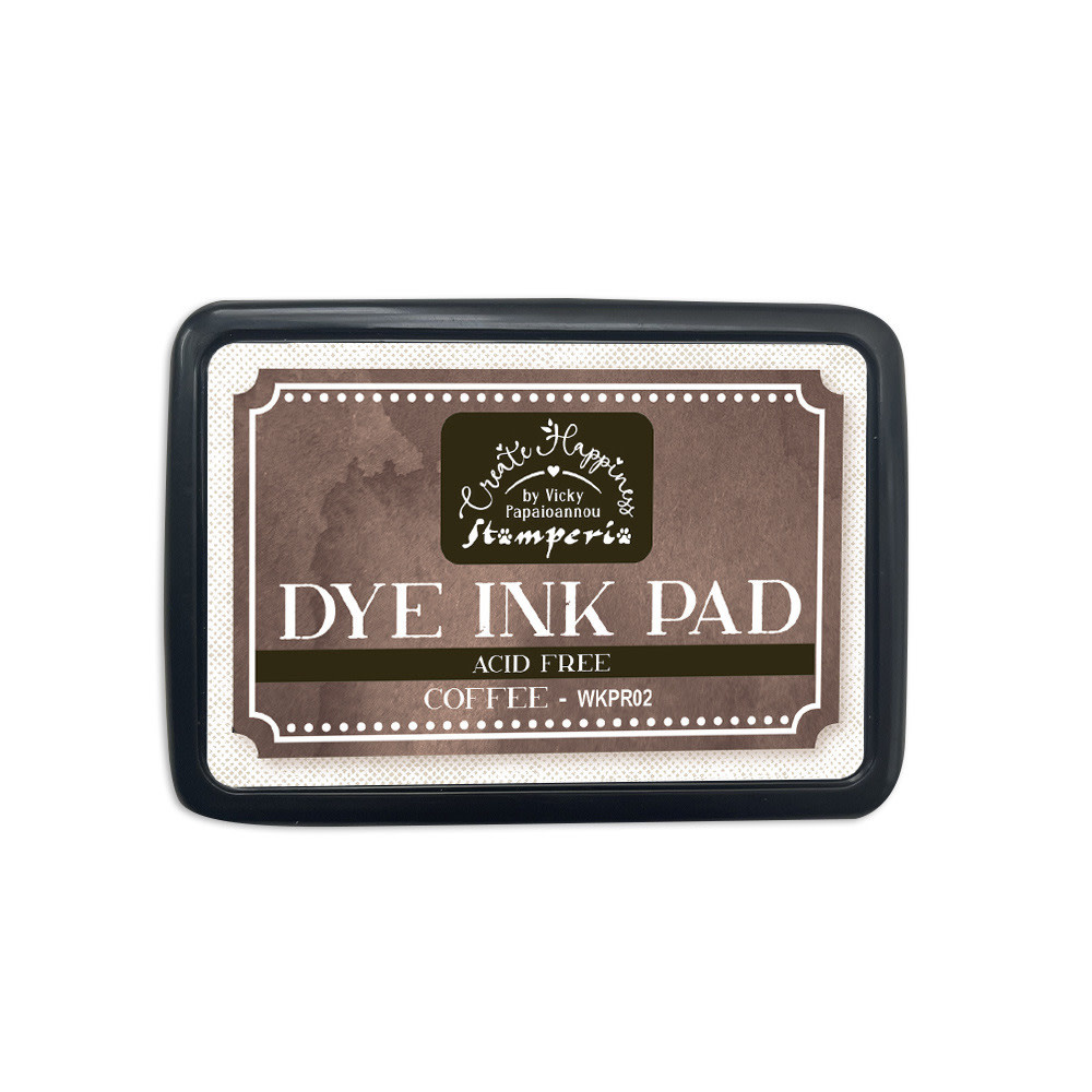 STAMPERIA STAMPERIA VICKY PAPAIOANNOU CREATE HAPPINESS COFFEE DYE INK PAD