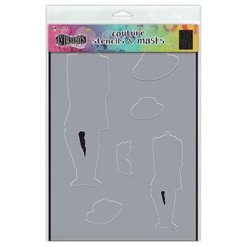 RANGER DYLUSIONS A DAY AT THE RACES COUTURE COLLECTION STENCILS & MASKS SET