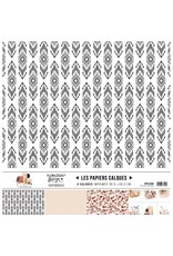 FLORILEGES DESIGNS FLORILÈGES DESIGN ARIZONA COLLECTION 12x12  LES PAPIERS CALQUES KIT 4/PK