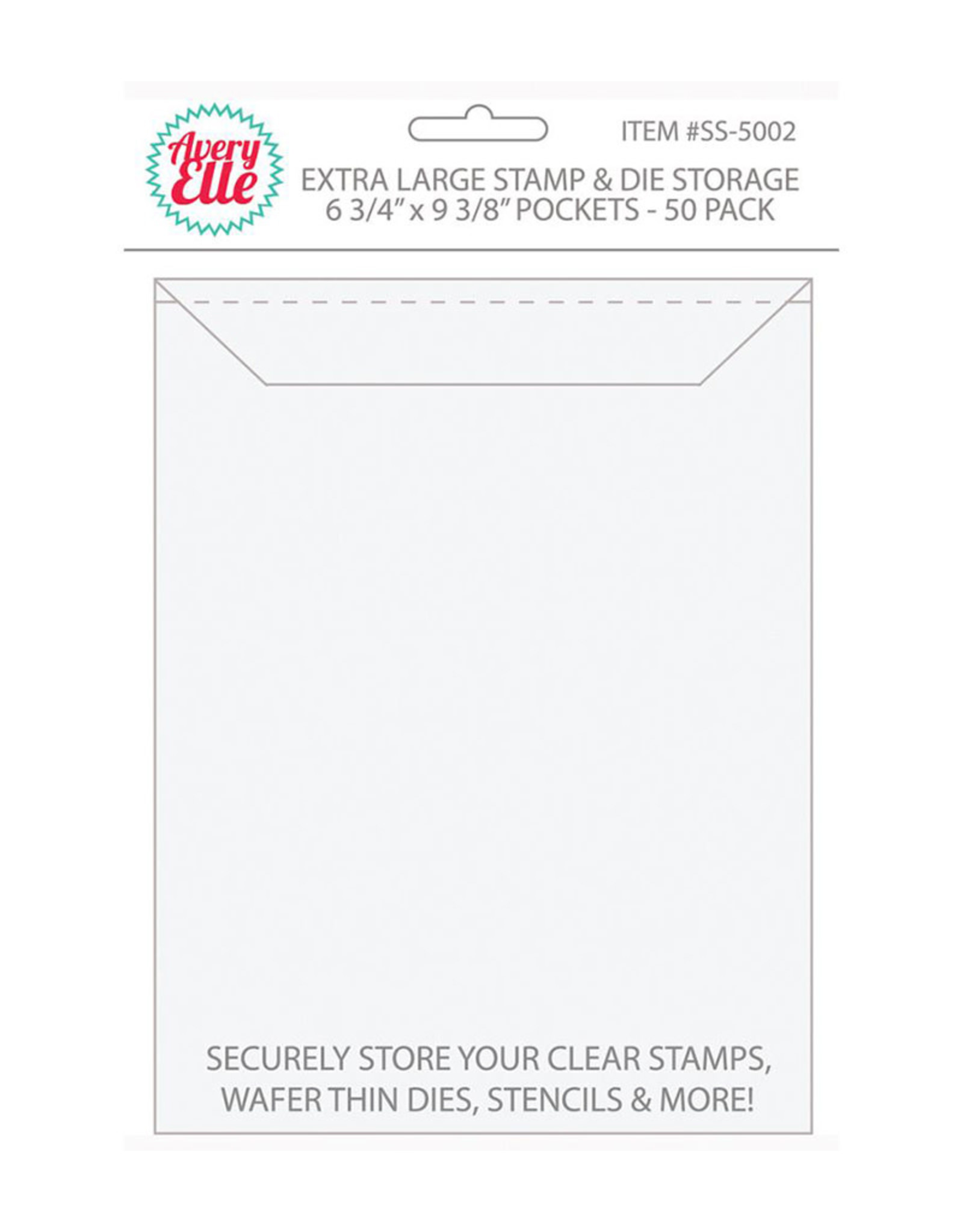 AVERY ELLE AVERY ELLE STAMP & DIE STORAGE EXTRA LARGE 50PK