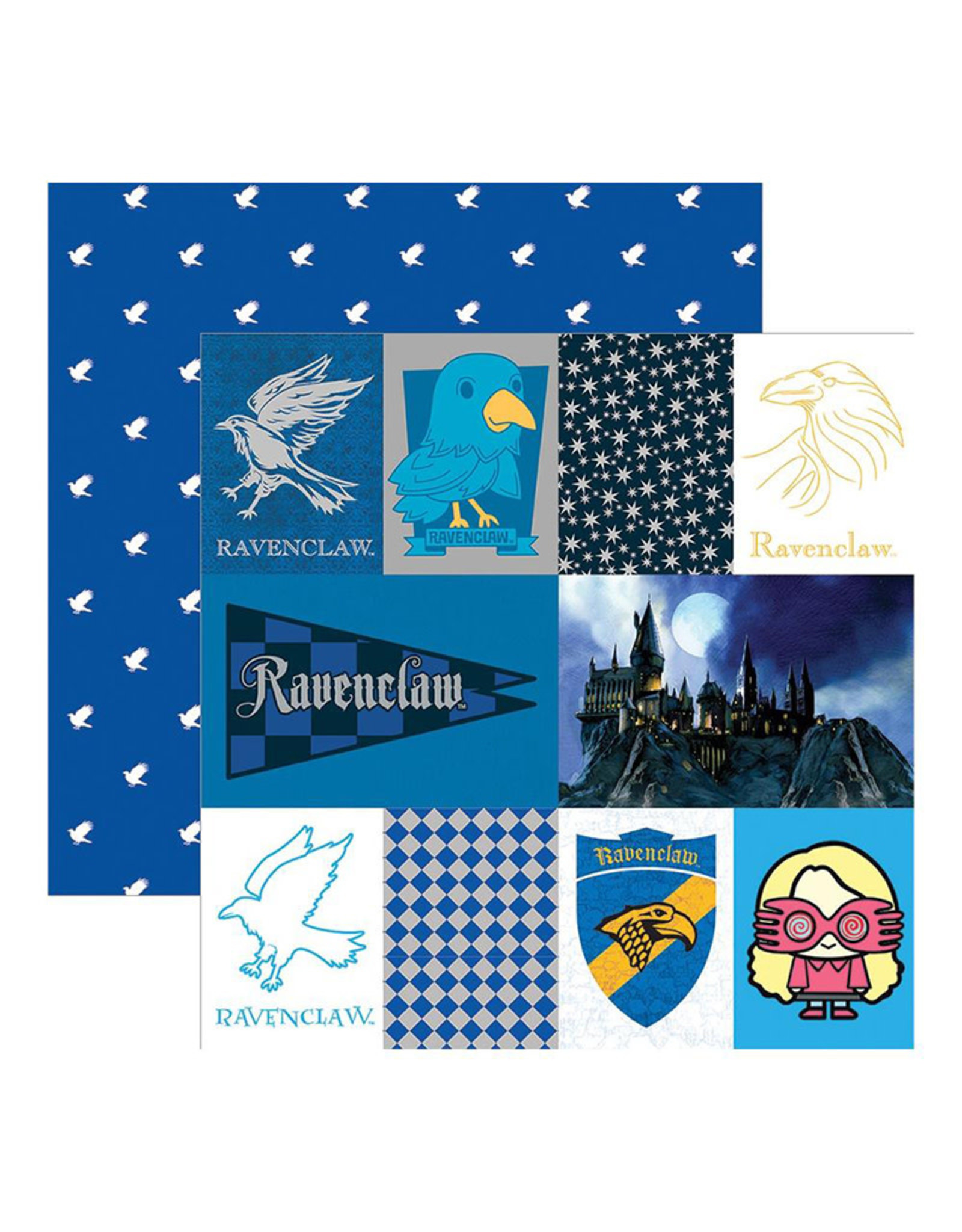 PAPER HOUSE PRODUCTIONS PAPER HOUSE HARRY POTTER RAVENCLAW TAG PAPER 12X12