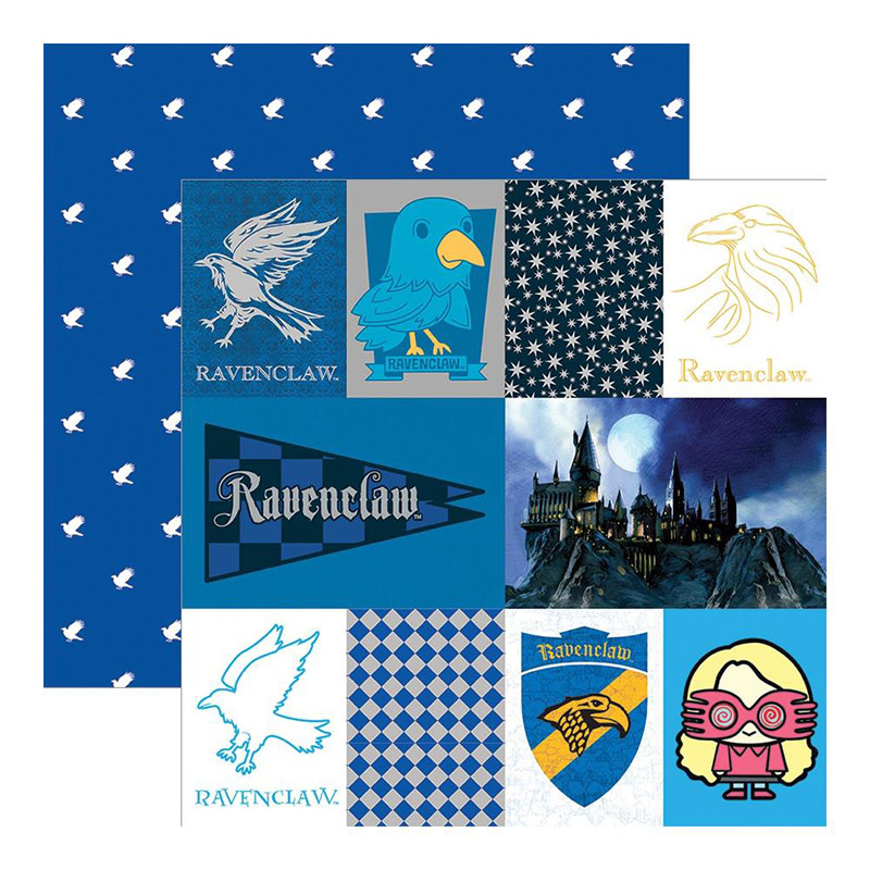 PAPER HOUSE PRODUCTIONS PAPER HOUSE HARRY POTTER RAVENCLAW TAG PAPER 12X12