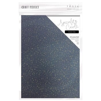 TONIC TONIC STUDIOS SPECIALITY CARD A4 LUXURY EMBOSSED CARD COSMIC VISTA 5/PK
