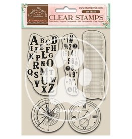 STAMPERIA STAMPERIA VICKY PAPAIOANNOU CREATE HAPPINESS ALPHABET & NUMBERS CLEAR STAMP SET
