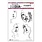 RANGER RANGER DINA WAKLEY MEDIA HALF FACES CLING STAMP SET