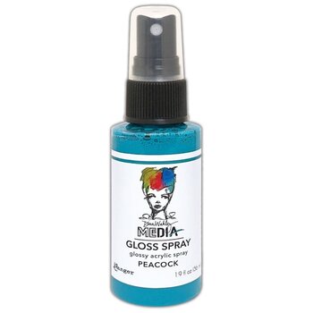 RANGER RANGER DINA WAKLEY MEDIA GLOSS SPRAY PEACOCK 2OZ