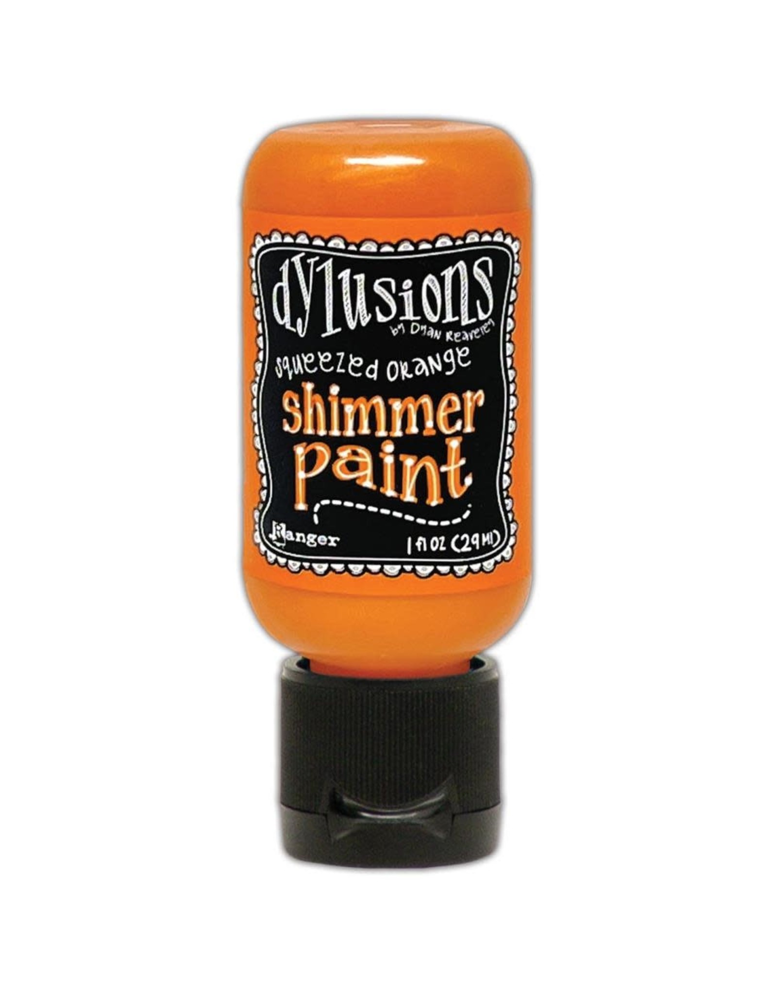 RANGER DYLUSIONS SHIMMER PAINT SQUEEZED ORANGE 1OZ