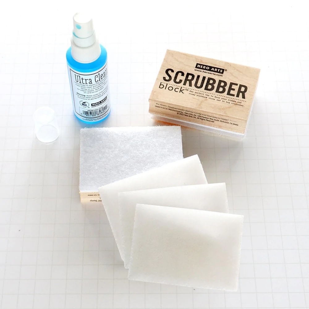 HERO ARTS HERO ARTS HERO TOOLS SCRUBBER BLOCK REPLACEMENT PAD 3/PK