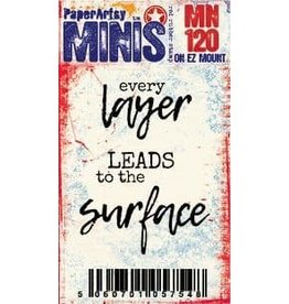 PAPER ARTSY PAPER ARTSY MINIS MN120 CLING STAMP