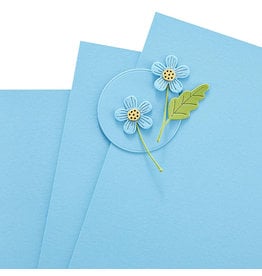 SPELLBINDERS SPELLBINDERS ISLAND BLUE COLOR ESSENTIALS CARDSTOCK 8.5x11 10/PK