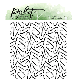PICKET FENCE PICKET FENCE STUDIOS CANDY CANES CLEAR STAMP