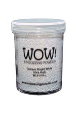 WOW! WOW OPAQUE BRIGHT WHITE ULTRA HIGH EMBOSSING POWDER LARGE JAR 5.33OZ