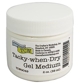 CRAFTERS WORKSHOP THE CRAFTER'S WORKSHOP TACKY WHEN DRY GEL MEDIUM 2OZ