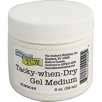CRAFTERS WORKSHOP THE CRAFTER'S WORKSHOP TACKY WHEN DRY GEL MEDIUM 2OZ