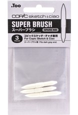 IMAGINATION INTERNTIONAL COPIC SKETCH SUPER BRUSH NIB 3PK