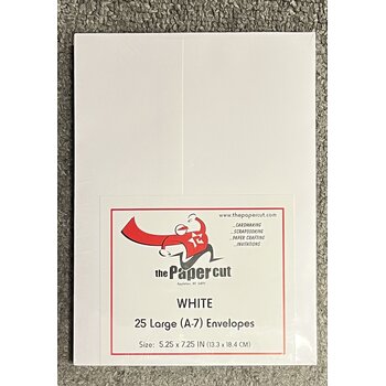 PAPER CUT THE PAPER CUT 25 A-7 LARGE WHITE ENVELOPES